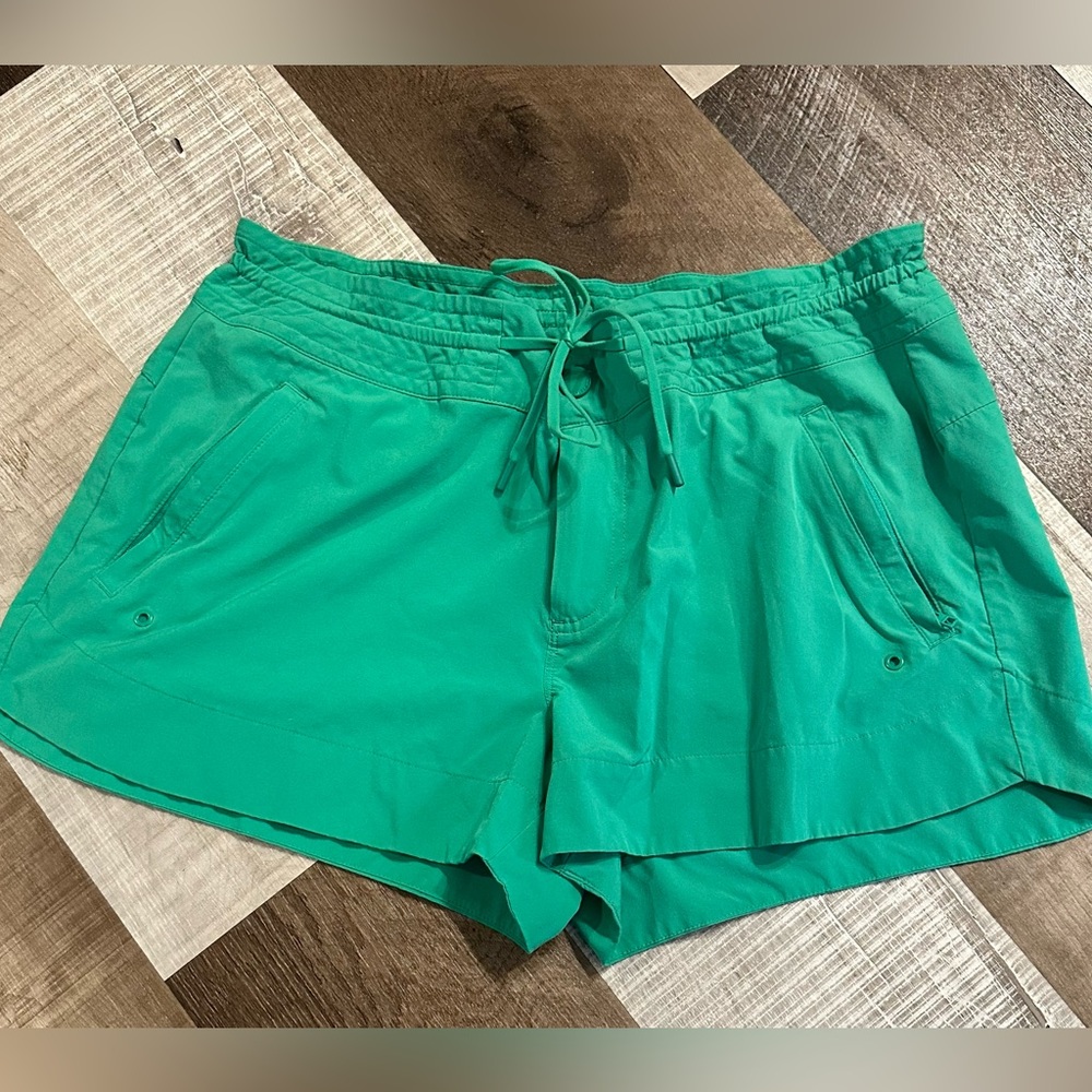 Athleta Kelly Green Hudson Boardshorts Sz 14